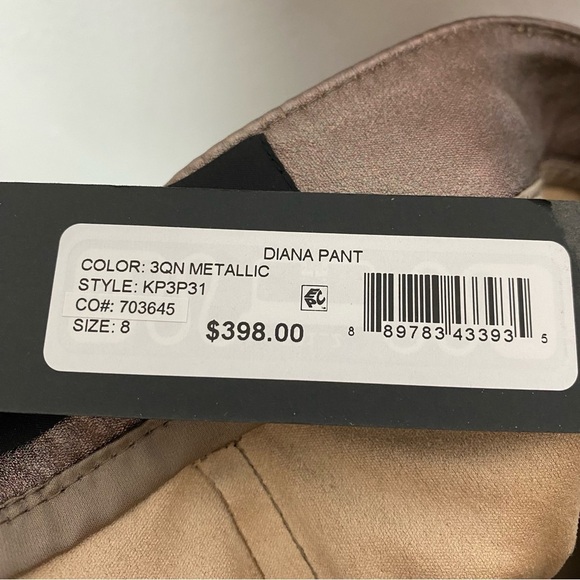 Kobi Halperin Diana Cropped Straight-leg Pants in Metallic Cargo - Picture 9 of 9